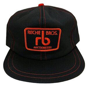 Vintage Trucker Hat Ritchie Bros Auctioneers K Products Snapback Cap